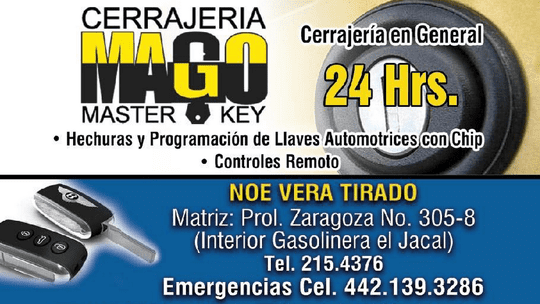 cerrajería en Querétaro centro