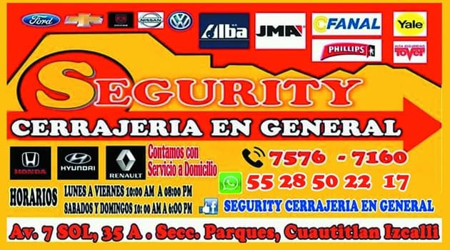 cerrajero cerca de mi ubicación Cuautitlán