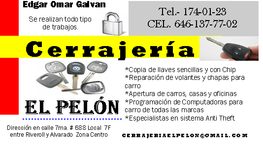 cerrajeros Ensenada zona centro