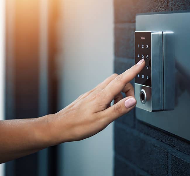 Apertura con sistemas biométricos