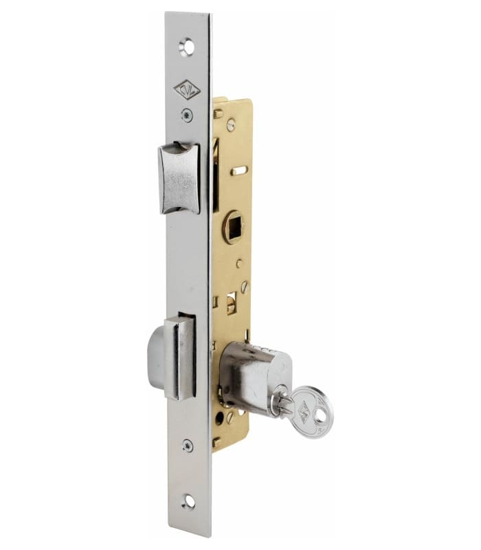 cerradura de embutir para puertas de aluminio
