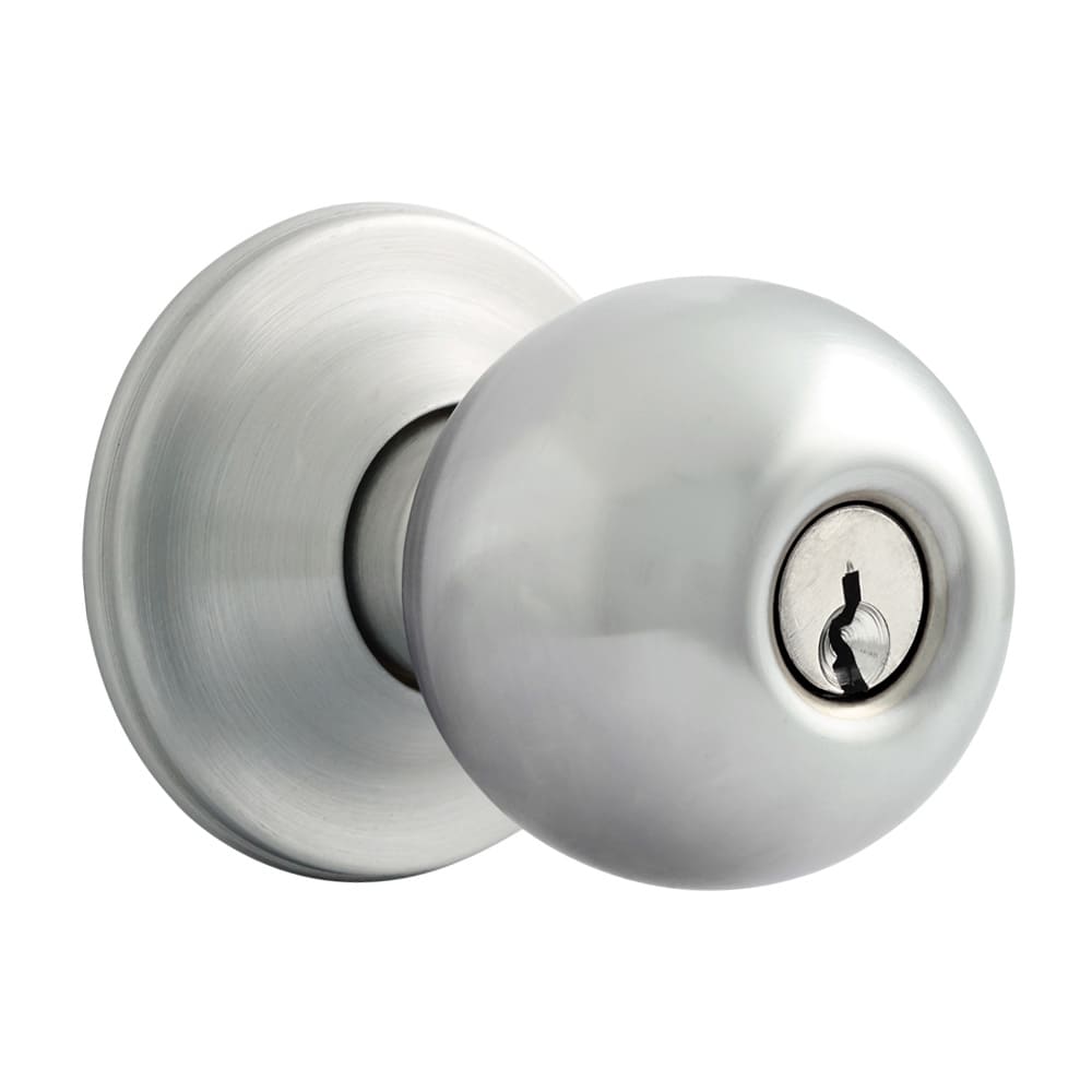 cerradura de pomo para puertas de aluminio