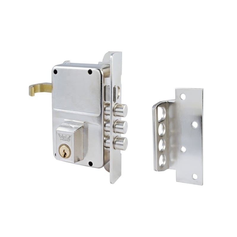 cerradura de sobreponer para puertas de aluminio